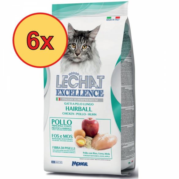 6x Lechat Excellence 1,5kg Hairball
