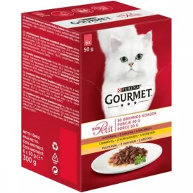   8x Gourmet Mon Petit Kacsával, Csirkével, Pulykával 6x50g 0802