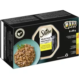 4x Sheba Baromfi Alutálca 8x85g