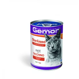 24x Gemon Cat 400g Pate Steril Pulyka