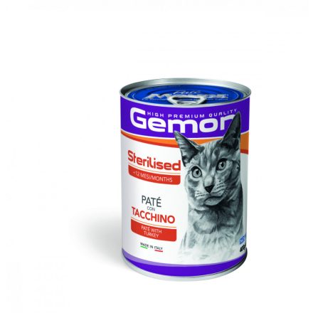 24x Gemon Cat 400g Pate Steril Pulyka