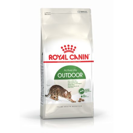 ROYAL CANIN OUTDOOR - szabadba gyakran kijáró, aktív felnőtt macska száraz táp (0,4 kg)