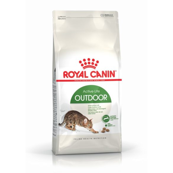 ROYAL CANIN OUTDOOR - szabadba gyakran kijáró, aktív felnőtt macska száraz táp (2 kg)