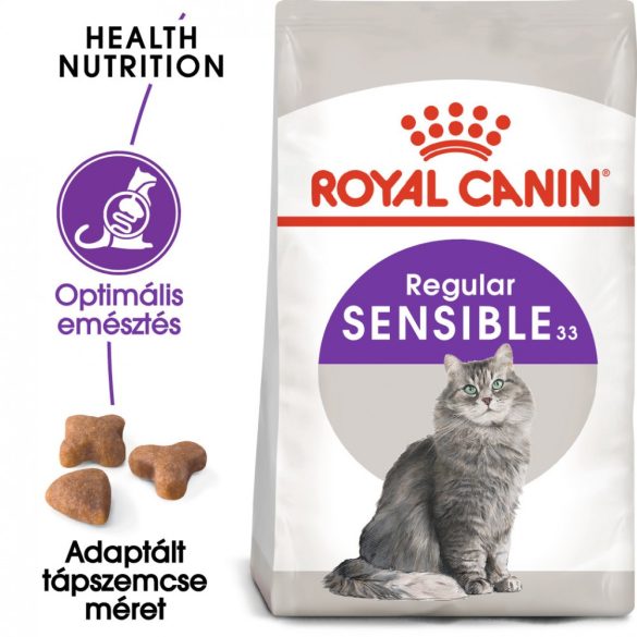 ROYAL CANIN SENSIBLE - érzékeny emésztésű felnőtt macska száraz táp (2 kg)