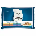 12x Gourmet Perle 4x85g Pulyka + Tonhal + Kacsa + Bárány Szószban Alutasak 768