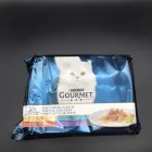 12x Gourmet Perle 4x85g Pulyka + Tonhal + Kacsa + Bárány Szószban Alutasak 768