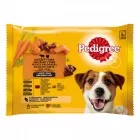 13x Pedigree 4x100g Marhával + Bárány, Pulyka + Répa Mártásban Alutasak DR36H