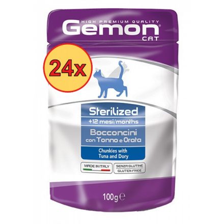24x Gemon Cat 100g Alutasak Steril