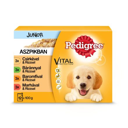 4x Pedigree Alutasak 12x100g Junior