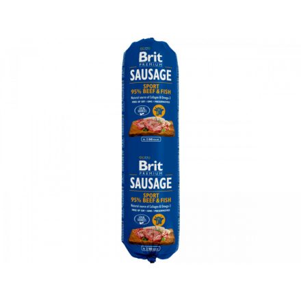 12x Brit Prémium Szalámi SPORT Marha és Hal 800g
