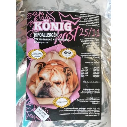 König Kost Hipoallergén Bárány 15kg