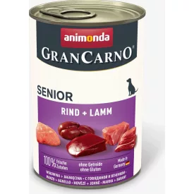 6x GranCarno 400g Senior Bárány + Marha