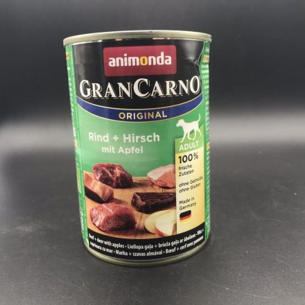6x GranCarno 400g Szarvas + Alma + Marha