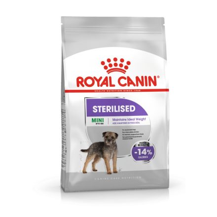 ROYAL CANIN MINI STERILISED - száraz táp ivartalanított, kistestű felnőtt kutyák részére (8 kg)
