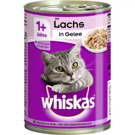 12x Whiskas 400g Lazac Zselé