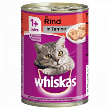 12x Whiskas 400g Marha Terrine