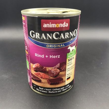 6x GranCarno 400g Szív + Marha
