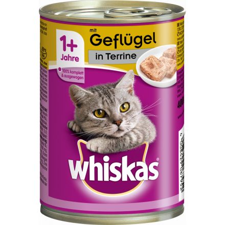 12x Whiskas 400g Szárnyas Terrine