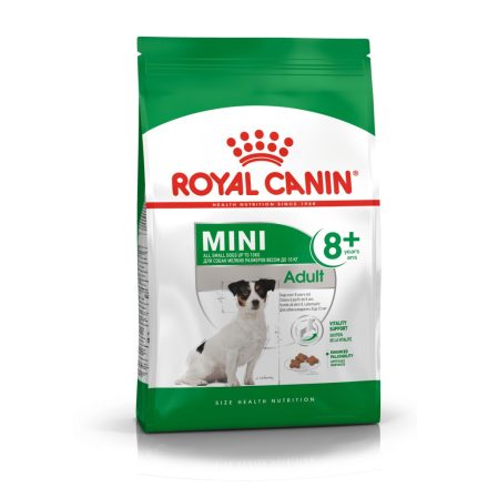 ROYAL CANIN MINI ADULT 8+ - kistestű idősödő kutya száraz táp  (8 kg)