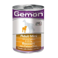 Gemon Dog Konzerv Mini Adult 415g Csirkével és Rizzsel