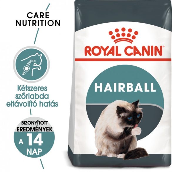 ROYAL CANIN HAIRBALL CARE - száraz táp felnőtt macskák részére a szőrlabdák könnyebb eltávozásáért (10 kg)