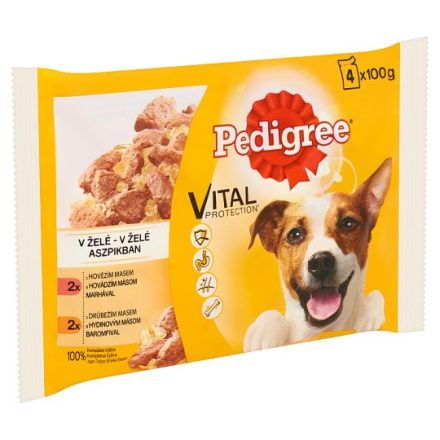 13x Pedigree 4x100g Marhával + Baromfi Aszpikban Alutasak DG21K
