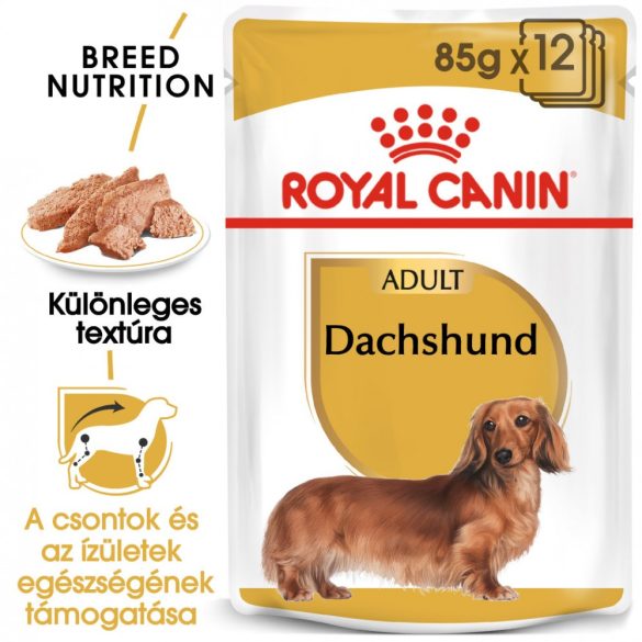 ROYAL CANIN DACHSHUND ADULT 12x85g Alutasakos kutyaeledel