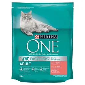 8x Purina One Adult Lazacos Száraz macskaeledel 800g 896