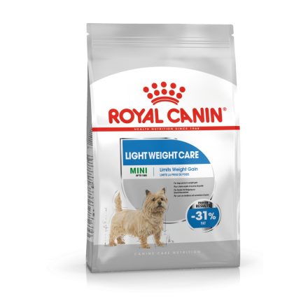 ROYAL CANIN MINI LIGHT WERIGHT CARE - száraz táp hízásra hajlamos, kistestű felnőtt kutyák részére (8 kg)