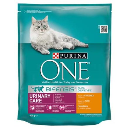 8x Purina One Urinary Csirkés Száraz macskaeledel 800g