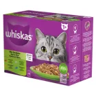 4x Whiskas Vegyes válogatás Aszpikban Alutasakos macskaeledel 12x85g