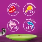 4x Whiskas Vegyes válogatás Aszpikban Alutasakos macskaeledel 12x85g