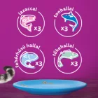 Whiskas Halas válogatás Aszpikban Alutasakos macskaeledel 12x85g