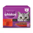 4x Whiskas Klasszikus válogatás Mártásban Alutasakos macskaeledel 12x85g