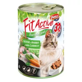   24x Panzi FitActive CAT 415g libás + nyulas + répás macskakonzerv