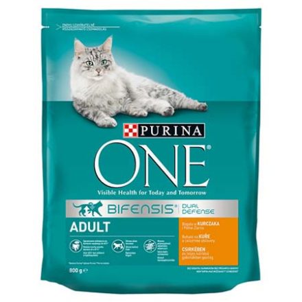 Purina One Adult Csirkés Száraz macskaeledel 800g