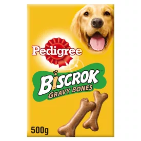 12x Pedigree Biscrok Gravy Bone 400g Marha