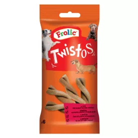 18x Frolic Twistos marhahús ízű jutalomfalat (6db) 105g