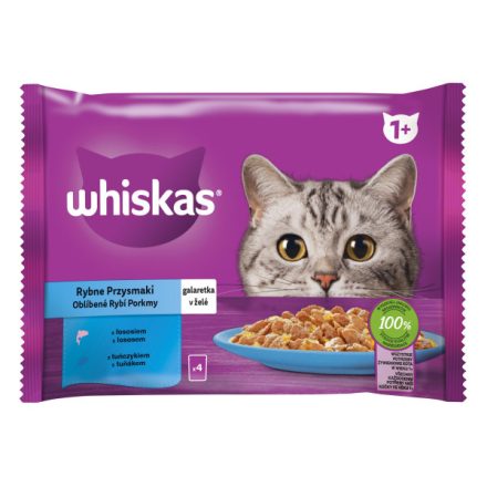 13x Whiskas 4x85g Halas kedvencek aszpikban DD06N