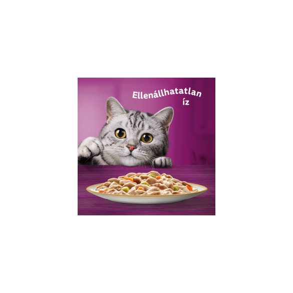 Whiskas 4x85g Tasty Mix Creamy Creations vegyes válogatás DC22D