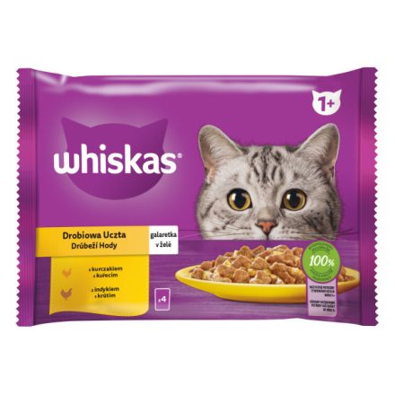 13x Whiskas 4x85g Baromfi lakomák aszpikban DB94W