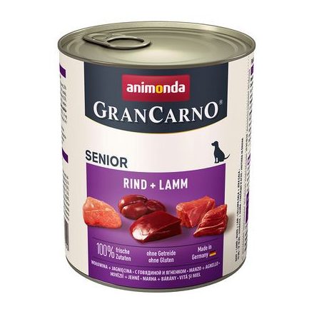 GranCarno 800g Senior Bárány + Marha