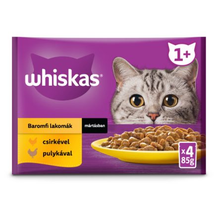 13x Whiskas 4x85g Baromfi lakomák mártásban DB94X