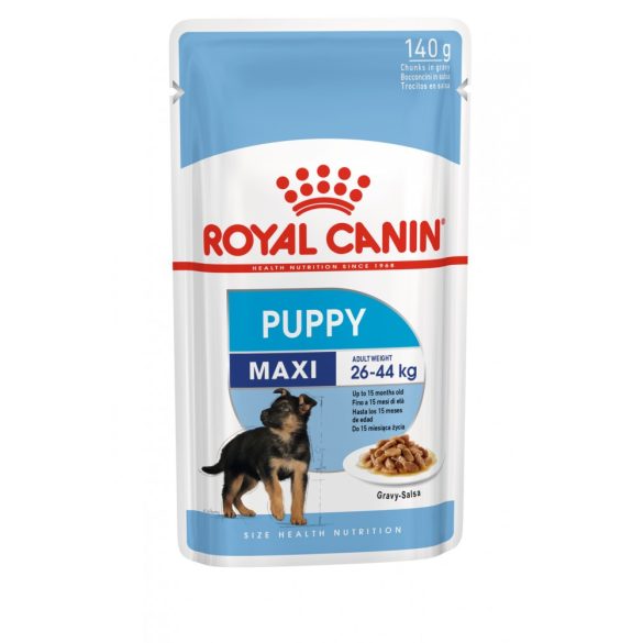 ROYAL CANIN MAXI PUPPY - nedves táp nagytestű kölyök kutya részére (10*140g)