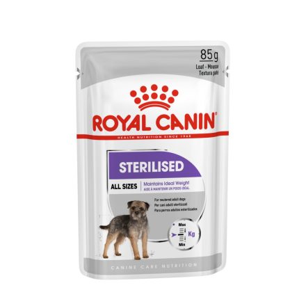 ROYAL CANIN STERILISED - nedves táp ivartalanított felnőtt kutyák részére (12*85g)