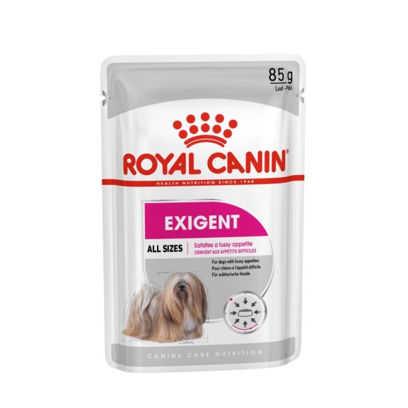 ROYAL CANIN EXIGENT - nedves táp válogatós felnőtt kutyák részére (12*85g)