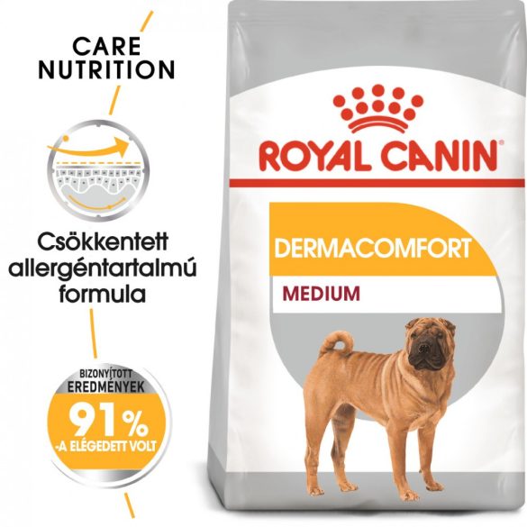 ROYAL CANIN MEDIUM DERMACOMFORT 3kg Száraz kutyatáp