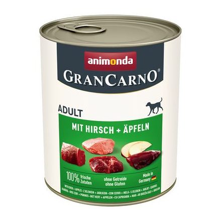 6x GranCarno 800g Szarvas + Alma + Marha