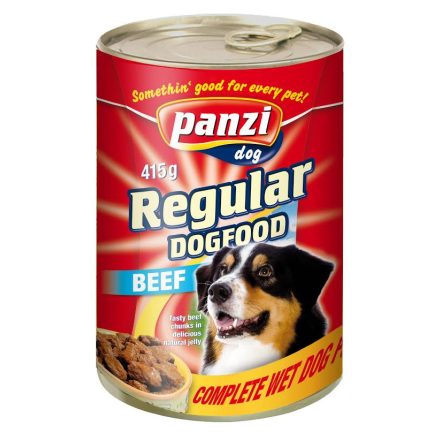 12x Panzi konzerv kutya 1240g marha