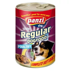 12x Panzi konzerv kutya 1240g szárnyas 